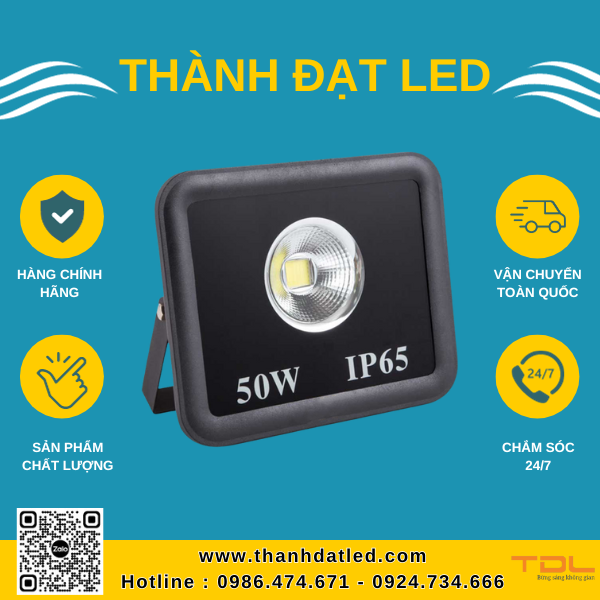 Đèn Led Sân Bóng 50w Hà Nội