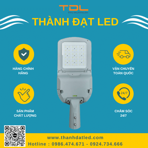 Đèn Đường Led Chiếu Sáng Đô Thị 100w Hà Nội