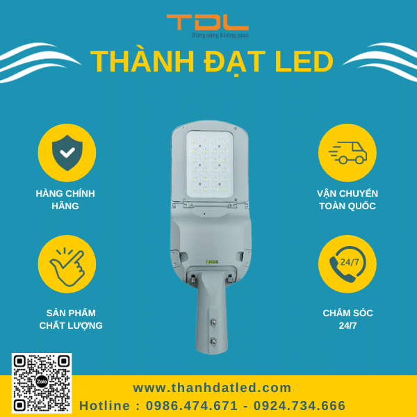 Đèn Đường Led Chiếu Sáng Đô Thị 50w Hà Nội
