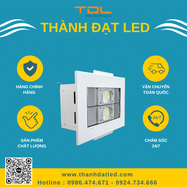 Đèn LED Cây Xăng COB 100w Hà Nội