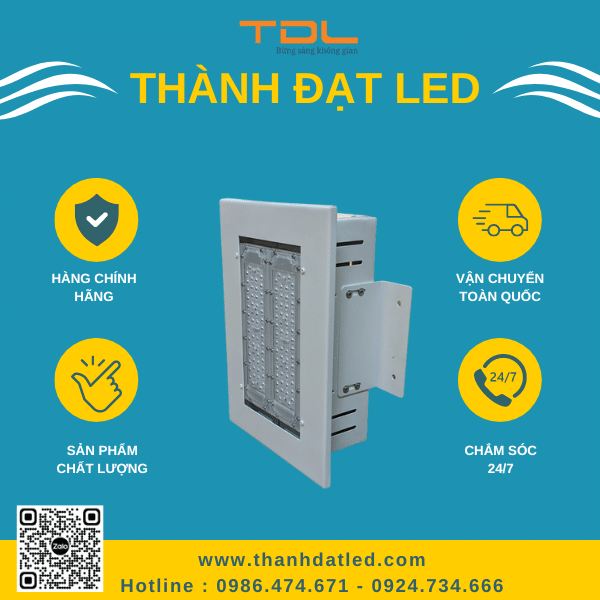 Đèn LED Cây Xăng SMD 100w Hà Nội