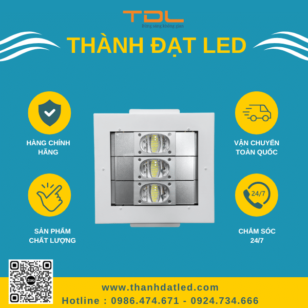 Đèn LED Cây Xăng COB 150w Hà Nội