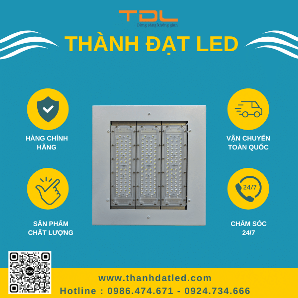Đèn LED Cây Xăng SMD 150w Hà Nội