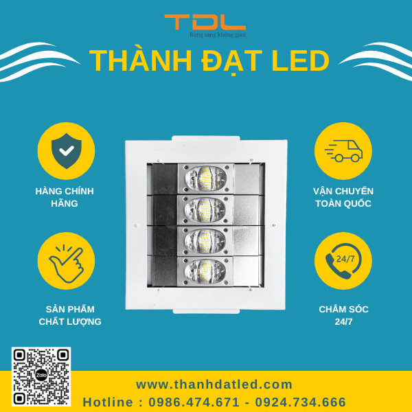 Đèn LED Cây Xăng COB 200w Hà Nội