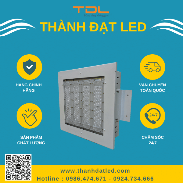 Đèn LED Cây Xăng SMD 250w Hà Nội