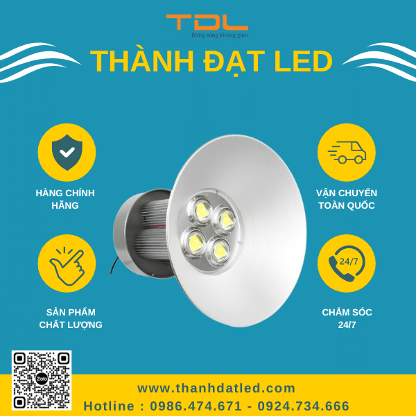 Đèn LED Nhà Xưởng Highbay 200W Hà Nội