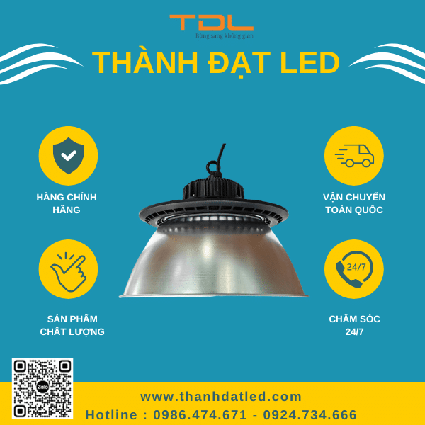 Đèn Led nhà xưởng UFO M1 Tròn Chao 150w Hà Nội
