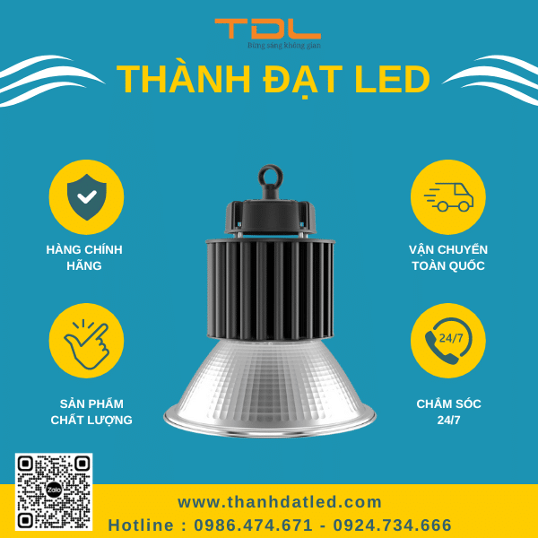 Đèn LED Nhà Xưởng Highbay X4 200W Hà Nội