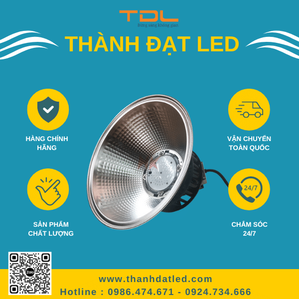 Đèn LED Nhà Xưởng Highbay X4 50W Hà Nội