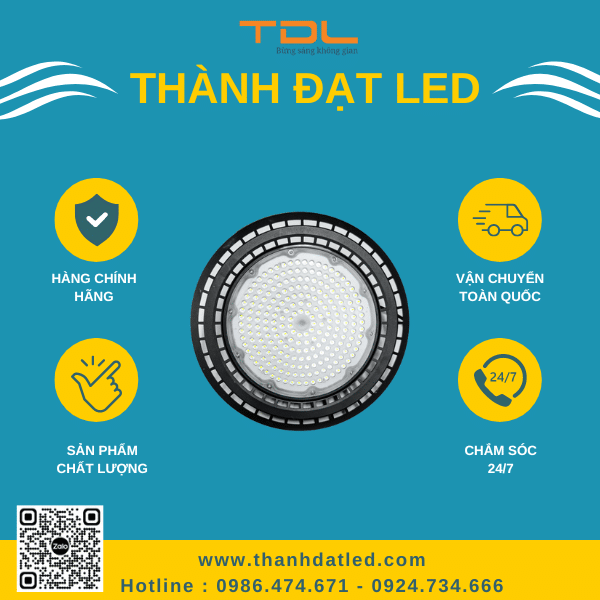 Đèn Led nhà xưởng UFO M1 200w Hà Nội