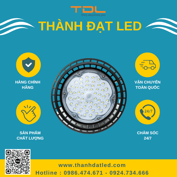 Đèn Led nhà xưởng UFO M1 50w Hà Nội